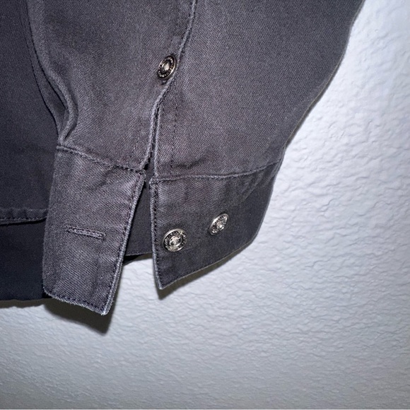 Men’s black Harley Davidson heavy weight button down shirt sz 3XL - Picture 3 of 13